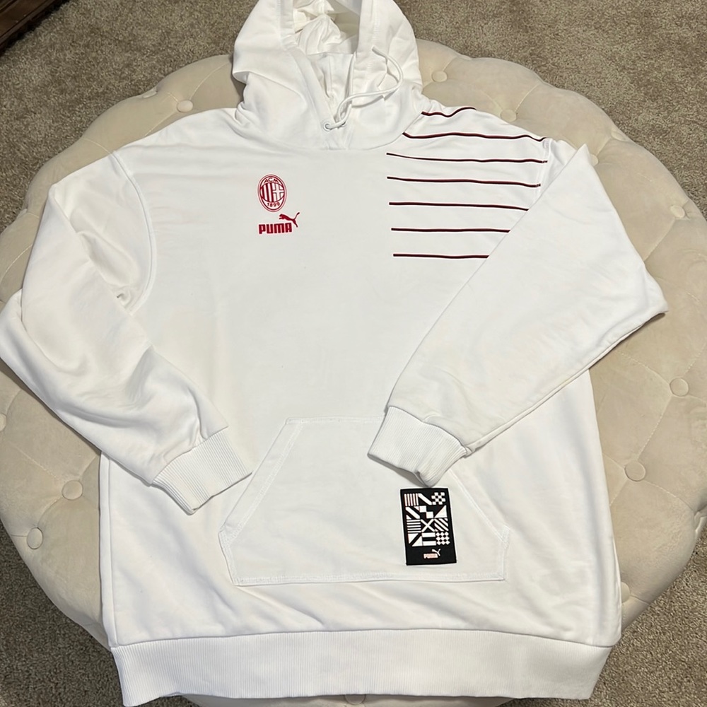 Puma Drawstring Hoodie Sz M